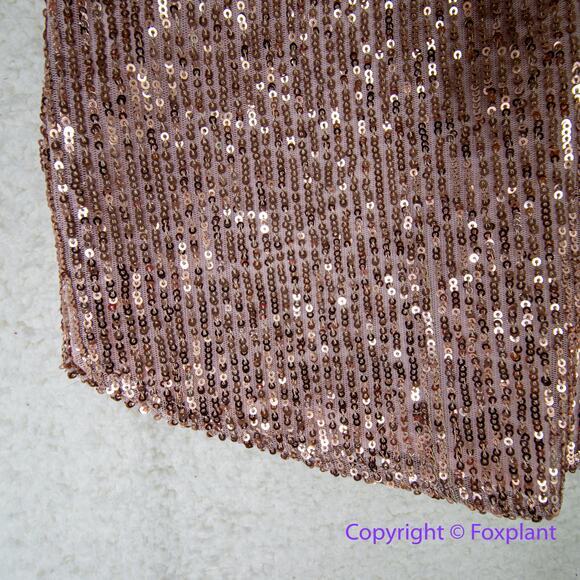 New! LOFT Sequin Shell tank pink Top , XS - Picture 4 of 9